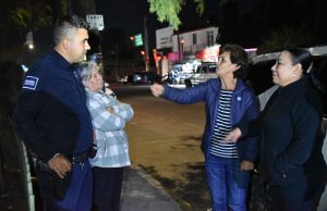 Realiza alcaldesa de Tulancingo recorrido nocturno para detección de espacios de riesgo para la población