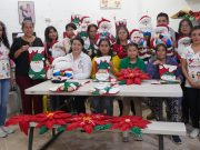 DIF Huejutla culmina taller de fieltro navideño para emprendedores