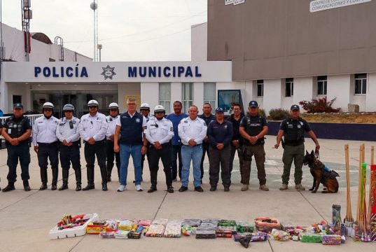 Pachuca refuerza acciones contra pirotecnia ilegal