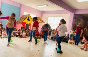 DIF Huejutla celebra divertida posada infantil en CAIC