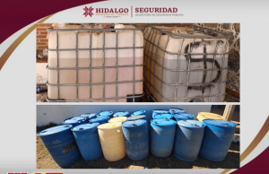 Desmantelan punto de almacenamiento y venta ilegal de hidrocarburo en Cuautepec