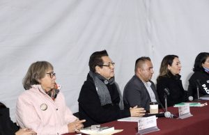 Mujeres y autoridades dialogan a cielo abierto en la Jornada por la Paz y Bienestar del Pueblo