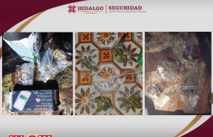 Aseguran en Tianguistengo predios ligados al desvalijamiento de motocicletas robadas y venta de narcóticos
