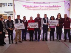 IHE fortalece infraestructura educativa: entrega equipamiento en 30 aulas didácticas