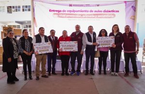 IHE fortalece infraestructura educativa: entrega equipamiento en 30 aulas didácticas