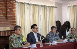 Autoridades coordinan entrega de apoyos para municipios afectados por la vaguada monzónica