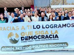 Con más de 300 mil afiliaciones y 209 asambleas “Que Siga la Democracia” formaliza su registro como nuevo Partido Político Nacional; estará en la boleta electoral 2027