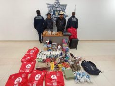 Policías Municipales de Tulancingo detiene a dos personas por robo a comercio