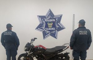 Detiene Policía de Tulancingo a dos personas; aseguran arma de fuego, sustancias prohibidas y motocicletas con reporte de robo