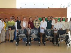 Kristel Rodríguez realiza donación de sillas de rueda para servicio del Hospital Regional de la Huasteca