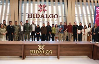 Menchaca Salazar revisa avances del tren AIFA-Pachuca