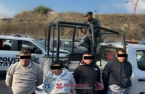 MEDIANTE VIDEOVIGILANCIA, SSPH ASEGURA A CUATRO IMPLICADOS EN ROBO DE VEHÍCULO