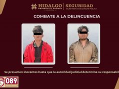 Seguimiento del C5i deriva en aseguramiento de generadores de violencia en Tezontepec de Aldama