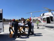 Traslado aéreo oportuno garantiza atención especializada a paciente de la Huasteca