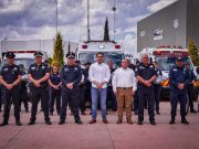 ALCALDE JORGE REYES SUMA TRES NUEVAS AMBULANCIAS EN PACHUCA