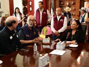 ALCALDESA LORENA GARCÍA RECIBE A DELEGACIÓN DE PLEASANTON, CALIFORNIA