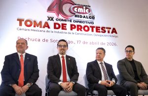 Junto a la CMIC, Julio Menchaca fortalece infraestructura de Hidalgo