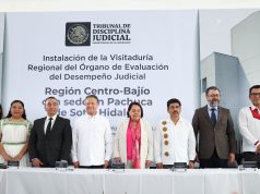 Julio Menchaca acompaña instalación de la Visitaduría Regional del Órgano de Evaluación del Desempeño Judicial en Pachuca