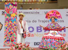 ESTUDIANTES DEL COBAEH TRANSFORMAN LA MANTA EN ARTE TEXTIL DURANTE EL CONCURSO DE TRAJES TÍPICOS 2026
