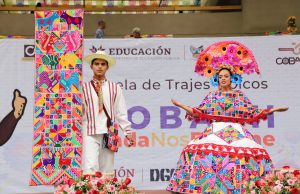 ESTUDIANTES DEL COBAEH TRANSFORMAN LA MANTA EN ARTE TEXTIL DURANTE EL CONCURSO DE TRAJES TÍPICOS 2026