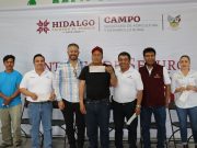 Entrega Saderh apoyos económicos por casi un millón de pesos a productores afectados por contingencias
