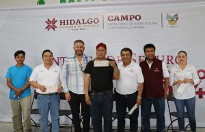 Entrega Saderh apoyos económicos por casi un millón de pesos a productores afectados por contingencias