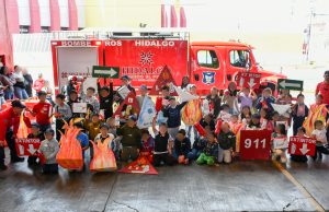Niñas y niños hidalguenses se convierten en bomberos gracias a curso de verano de la SSPH