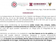 ALERTA: Se esperan lluvias puntuales fuertes en el sur del estado; Protección Civil emite recomendaciones
