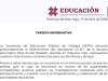 COMUNICADO OFICIAL DE LA SEPH ANTE LOS HECHOS OCURRIDOS EN LA ESCUELA SECUNDARIA ELIZA ACUÑA ROSSETTI DE TIZAYUCA