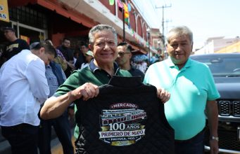 Julio Menchaca destaca legado e identidad del mercado Primero de Mayo