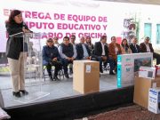 IHE fortalece espacios escolares en Actopan