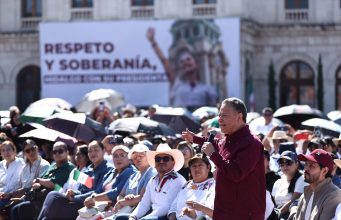 “Las hidalguenses y los hidalguenses estamos con usted”, reitera Menchaca a Sheinbaum