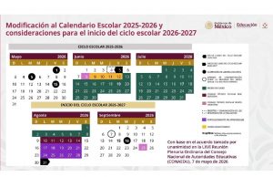 SEPH anuncia cierre anticipado del ciclo escolar; concluirá el 5 de junio
