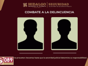 SSPH asegura en Tula a presuntos responsables de agresión con arma de fuego