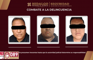 Gabinete de Seguridad ejecuta orden de aprehensión a mandos municipales de Tezontepec de Aldama