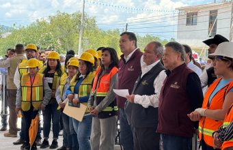 Contraloría supervisa obra carretera en Tetepango para garantizar calidad y transparencia