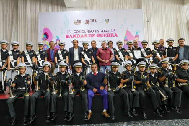 Realiza IHE Concurso Estatal de Bandas de Guerra en Hidalgo (3)