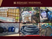 SSPH desmantela almacén de hidrocarburo robado en Singuilucan