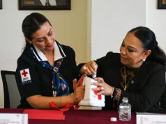 Participa Presidencia de Tulancingo en colecta de Cruz Roja Mexicana