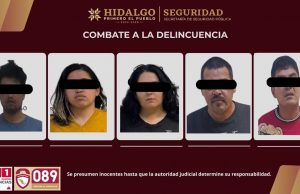 SSPH asegura a cinco por traslado de hidrocarburo robado en Mineral de la Reforma