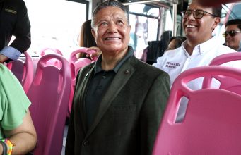 PONE EN MARCHA JULIO MENCHACA LA NUEVA FLOTA DEL SISTEMA DE TRANSPORTE METROPOLITANO