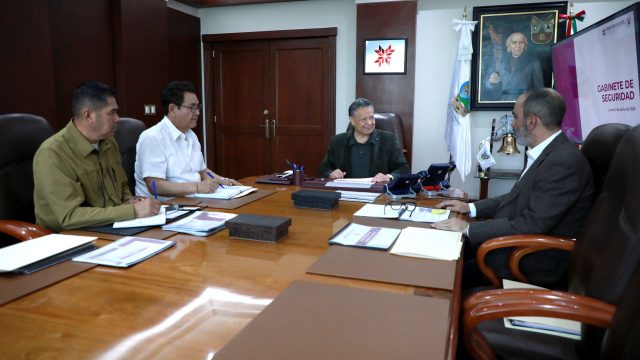 010626_GOBERNADOR_Reunión semanal del Gabinete de Seguridad