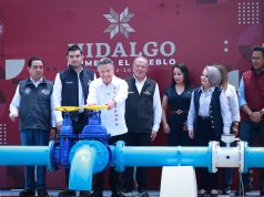 JULIO MENCHACA PRESENTA RESULTADOS QUE TRANSFORMAN EL ABASTO DE AGUA POTABLE EN LA ZONA METROPOLITANA DE PACHUCA