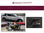 DETIENE PGJEH A TRES PERSONAS EN POSESIÓN DE NARCÓTICOS, ARMA DE FUEGO Y UN VEHÍCULO CON REPORTE DE ROBO