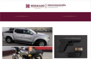 DETIENE PGJEH A TRES PERSONAS EN POSESIÓN DE NARCÓTICOS, ARMA DE FUEGO Y UN VEHÍCULO CON REPORTE DE ROBO