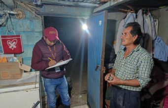 Sebiso realiza visitas domiciliarias para selección de beneficiarios