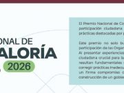 Abre Contraloría convocatoria para el Premio Nacional de Contraloría Social 2026 en Hidalgo