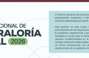 Abre Contraloría convocatoria para el Premio Nacional de Contraloría Social 2026 en Hidalgo