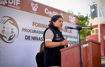 En Chilcuautla, acompaña Edda Vite formalización de la Procuraduría Municipal de Protección de Niñas, Niños y Adolescentes