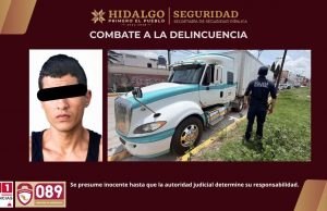 SSPH recupera tractocamión con más de 24 toneladas de mercancía